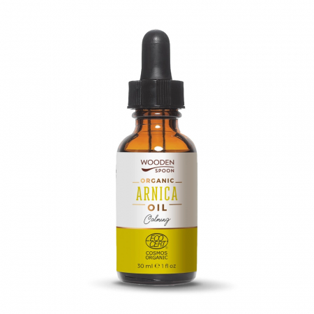 Remedii Naturale - Ulei de Arnica macerat la rece, bio, 30ml, Wooden Spoon                                             