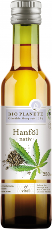 Alimente - Ulei de canepa nativ bio 250ml Bio Planete                                                          