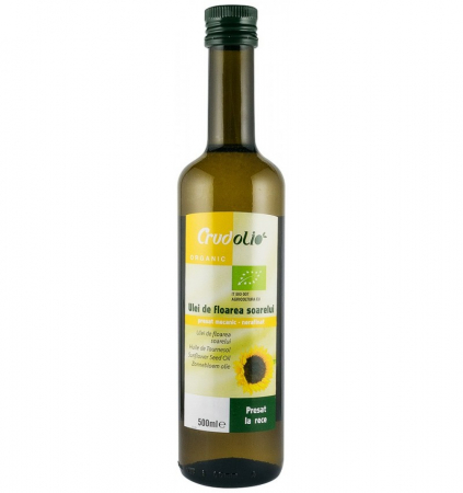 Alimente - Ulei de floarea soarelui Bio, 500 ml