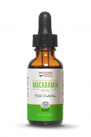 Remedii Naturale - Ulei de Macadamia, bio, 30ml, Wooden Spoon                                                          