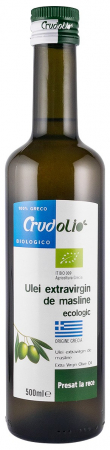 Ulei de masline Bio extravirgin presat la rece, origine Grecia, 500 ml Crudolio [1]