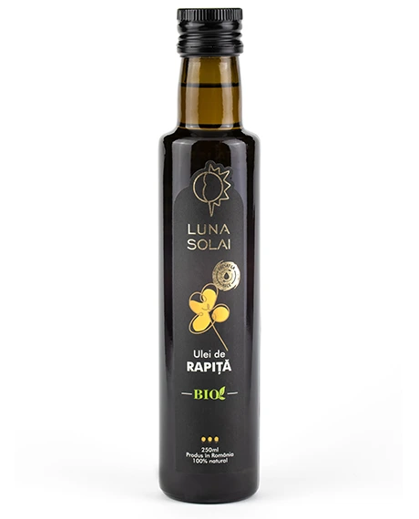 Alimente - Ulei de rapita presat la rece Luna Solai bio/ECO ï¿½ï¿½ï¿½ sticla 250 ml