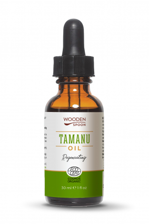 Uleiuri naturale pentru ten si corp - Ulei de Tamanu, bio, 30ml, Wooden Spoon                                                             