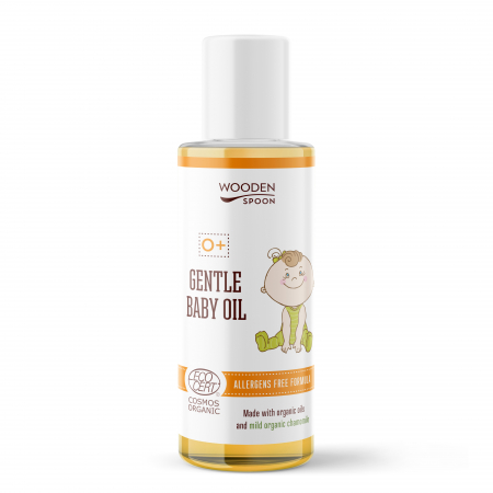 Ingrijire Bebe - Ulei delicat pentru bebelusi, bio, 100ml, Wooden Spoon                                              