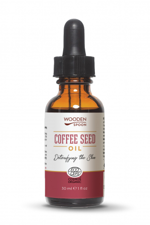 Remedii cosmetice naturale - Ulei din seminte de cafea, bio, 30ml, Wooden Spoon                                                  