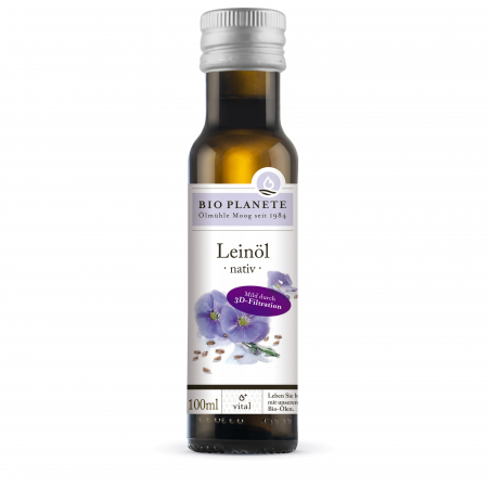 Alimente - Ulei din seminte de in nativ bio 100ml Bio Planete                                                  