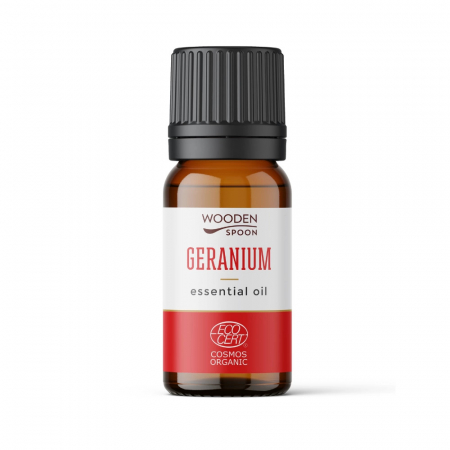 Uleiuri esentiale - Ulei esential de geranium, bio, 5ml, Wooden Spoon                                                   