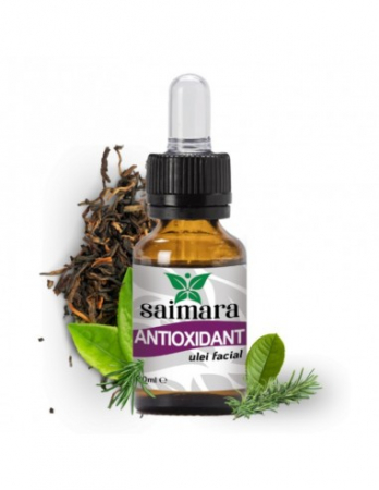Uleiuri naturale pentru par si piele - Ulei facial Antioxidant, 30ml - Saimara