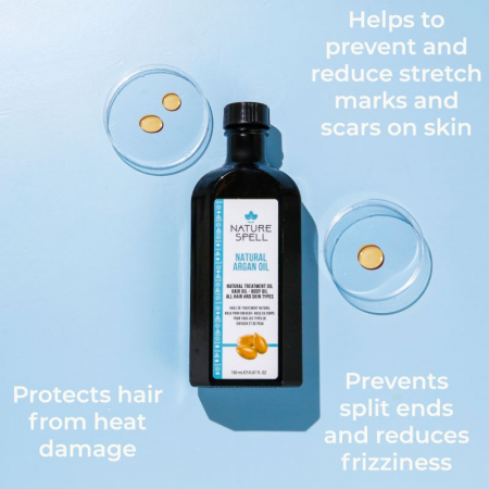 Ulei pentru par si piele Nature Spell Argan Oil for Hair and Skin [1]