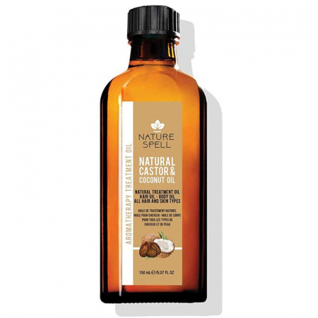 Remedii Naturale - Ulei pentru par si piele Nature Spell Castor & Coconut Oil for Hair and Skin