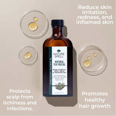 Ulei pentru par si piele Nature Spell Tea Tree Oil for Hair and Skin [1]