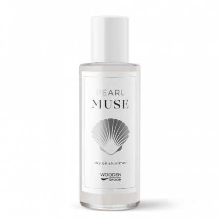Uleiuri naturale pentru ten si corp - Ulei uscat stralucitor Pearl Muse, 100ml, Wooden Spoon                                              