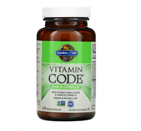 Vitamin Code Raw B-Complex, complex vitamina B, 60 de capsule vegane [2]