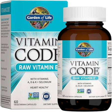Vitamin Code Raw Vitamina E, 60 de capsule [1]
