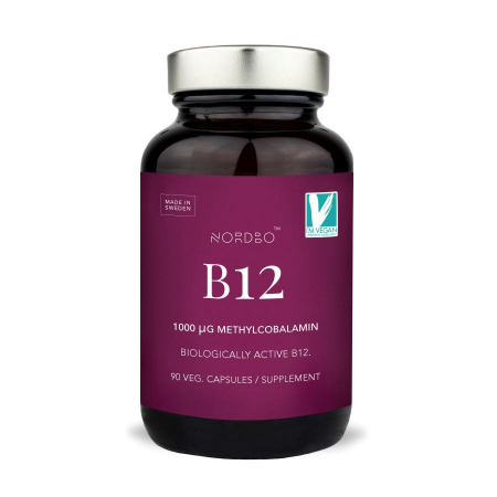 Remedii Naturale - Vitamina B12 - Vegan - 90 cps NORDBO
