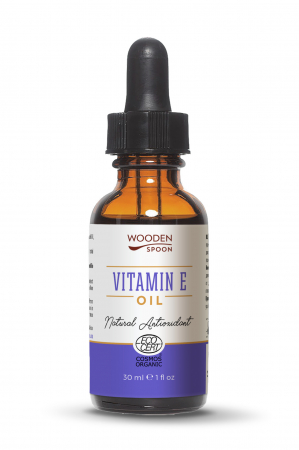 Uleiuri naturale pentru ten si corp - Vitamina E naturala, 30ml, Wooden Spoon                                                             