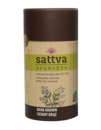 Vopsea de par - Vopsea Ciocolatiu Închis, 150gr – Sattva Ayurveda