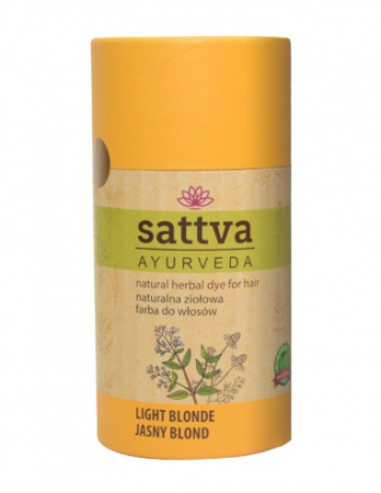 Vopsea de par - Vopsea de păr Blond Deschis, 150gr – Sattva Ayurveda