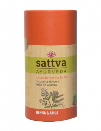 Ingrijire par - Vopsea de păr Henna și Amla, 150gr – Sattva Ayurveda