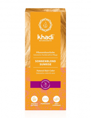 Ingrijire par - Vopsea de par naturala Blond Sunrise - Khadi