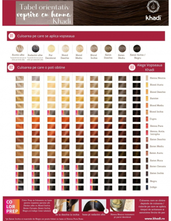 Vopsea de par naturala Saten Cenusiu - Khadi [2]