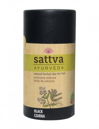 Vopsea de par - Vopsea Henna Negru, 150gr – Sattva Ayurveda