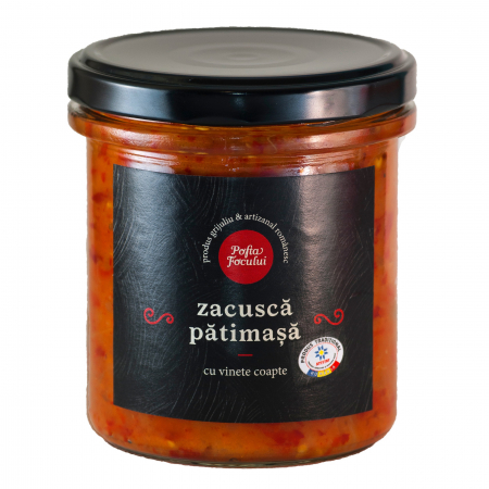 Alimente - Zacusca patimasa cu vinete coapte 300g
