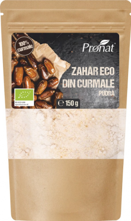 Zahăr și înlocuitori - Zahăr BIO din curmale, 150 g