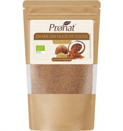Zahăr și înlocuitori - Zahăr de cocos Bio, 150 g