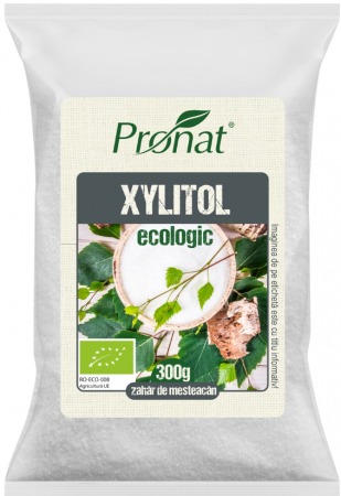 Zahăr și înlocuitori - Zahăr de mesteacăn BIO cristale, 100% xylitol, 300g