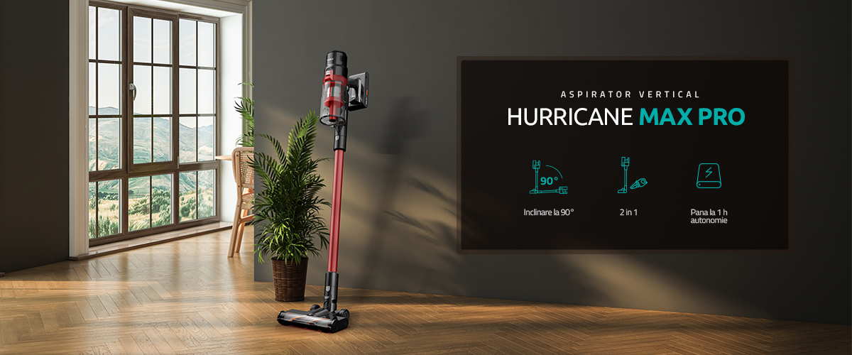 Aspirator vertical fara fir 2 in 1 Samus Hurricane Max Pro