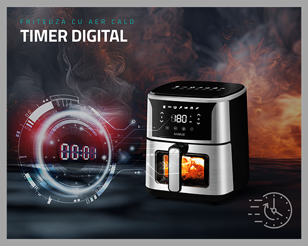 Friteuza cu aer cald Samus AF5-S1400DW