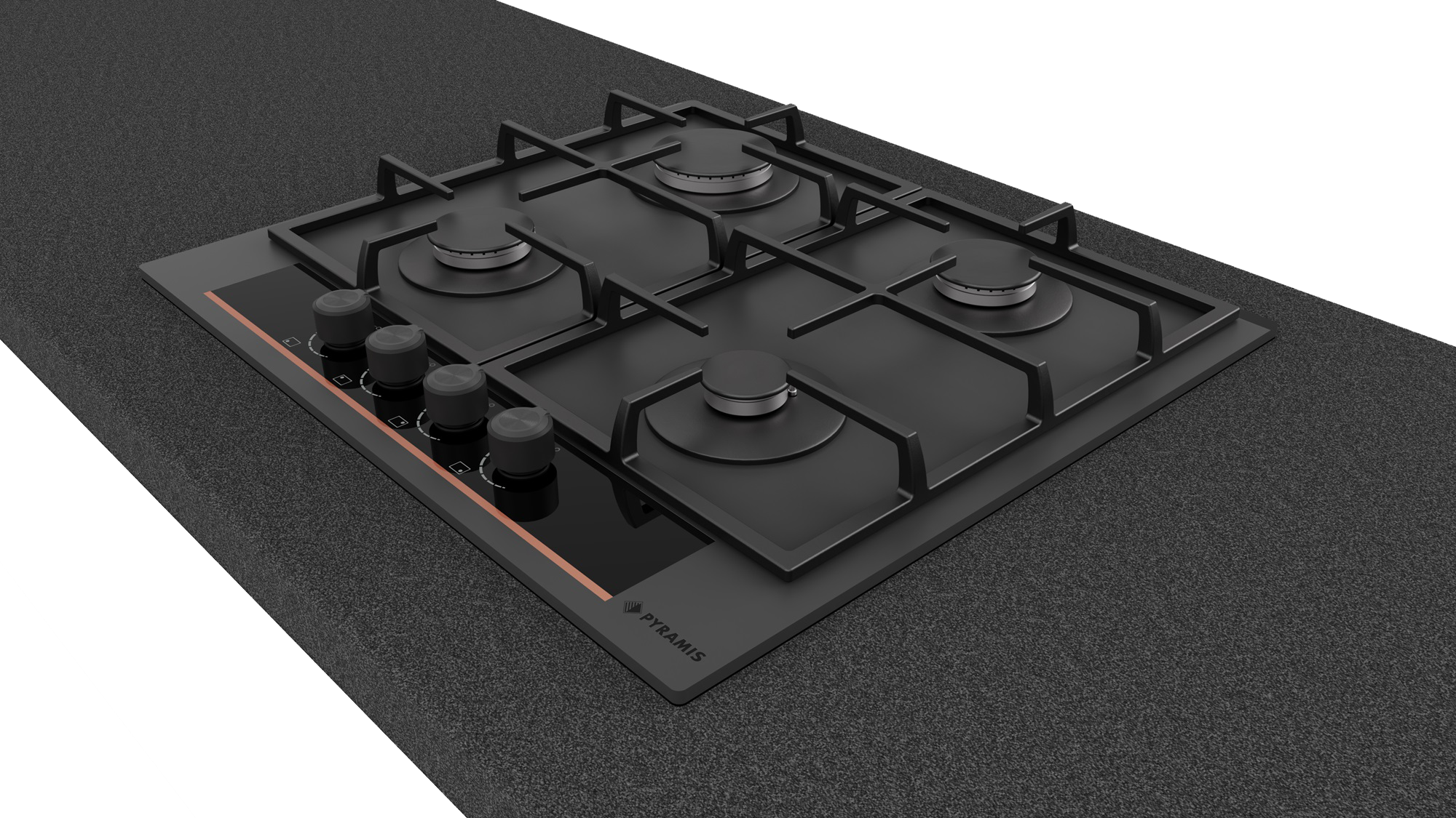 Pachet Pyramis Duo Copper Line 2080 Black Glass