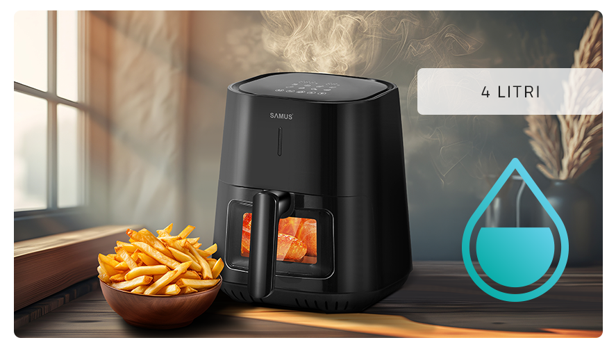 Friteuza cu aer cald Samus AF4-S1200DW