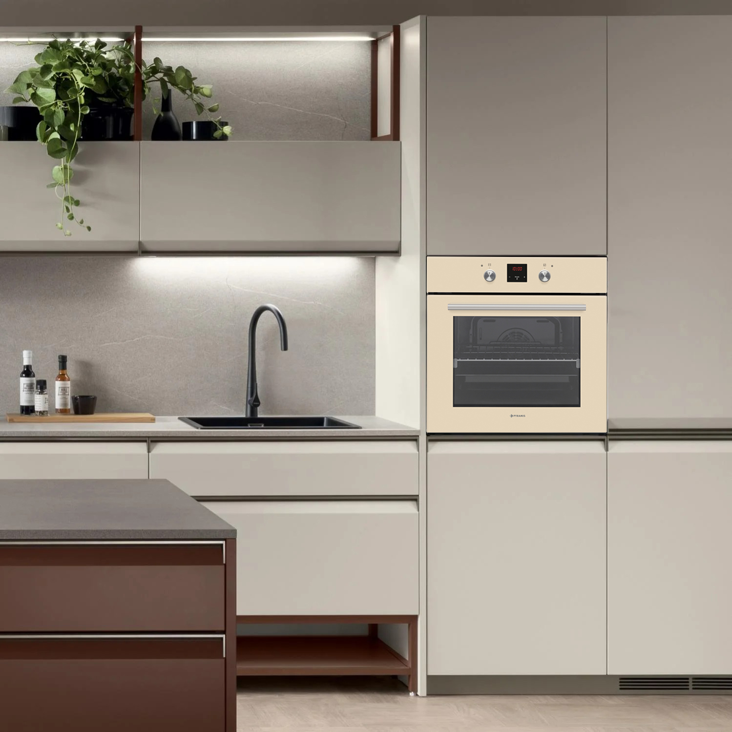 Cuptor electric Pyramis 60IN 2011 Beige Glass PP