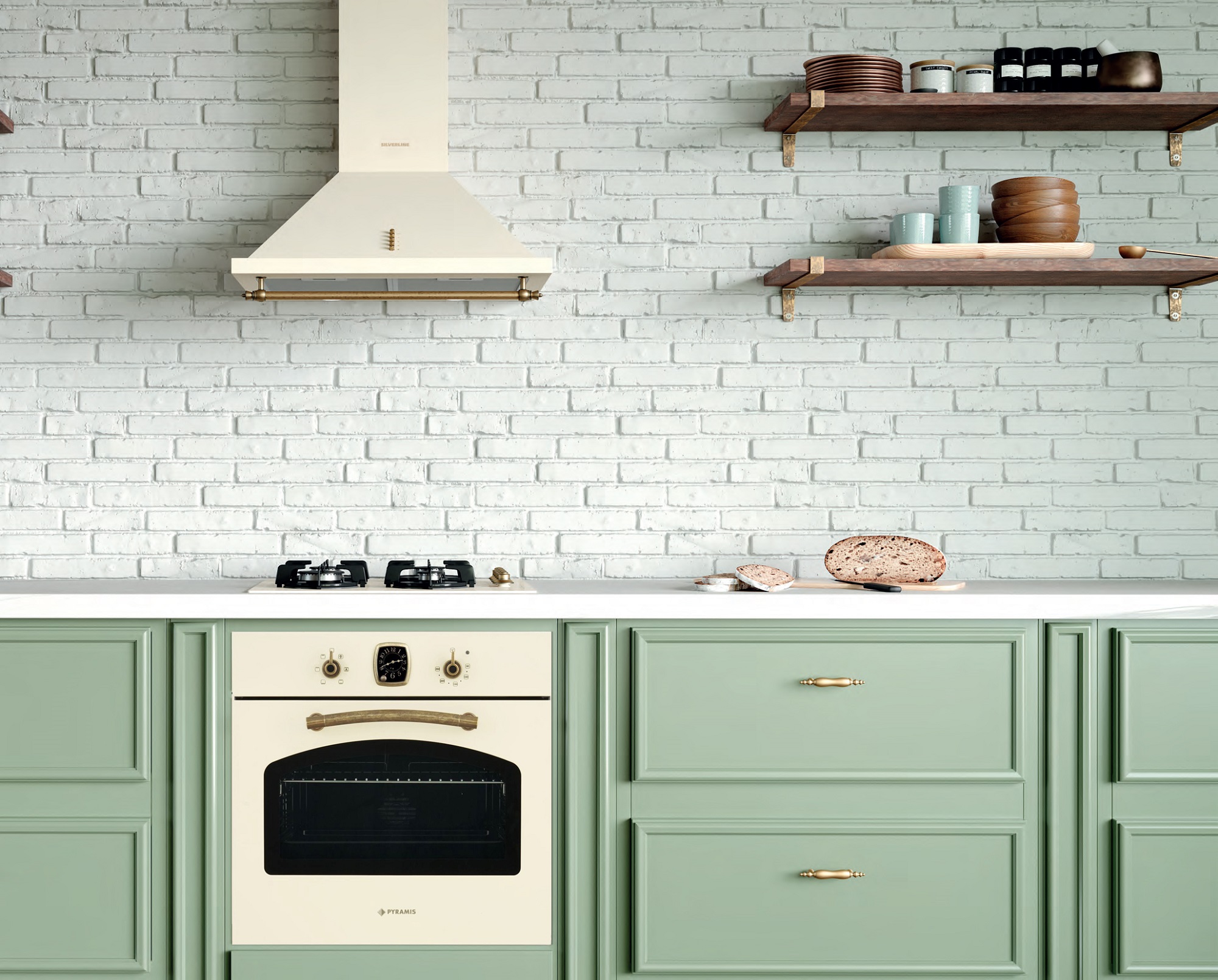 Cuptor electric Pyramis 60IN 8071 Ivory