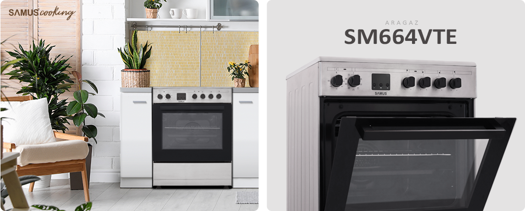 Aragaz Samus SM664VTE INOX
