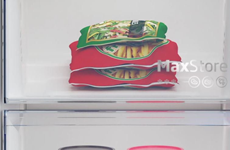 Congelator Beko B5RFNE314XB, 286 l, 8 sertare, Clasa E