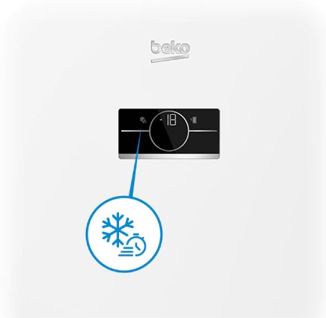 Congelator Beko B5RFNE314XB, 286 l, 8 sertare, Clasa E