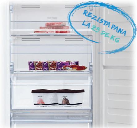 Congelator Beko B5RFNE314XB, 286 l, 8 sertare, Clasa E