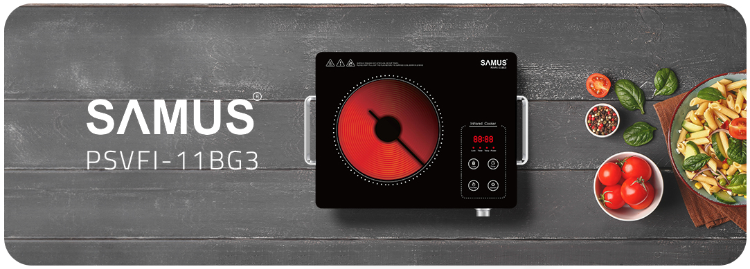 Plita electrica vitroceramica cu infrarosu Samus PSVFE-11BG3
