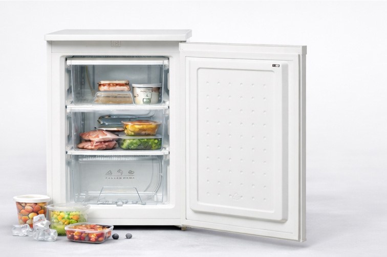 Congelator LDK BD-100W, Clasa E, Capacitate 88 l, H 85 cm, 3 sertare, 3 ani garantie, Alb