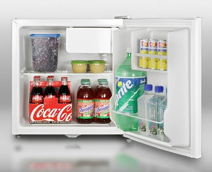 Minibar LDK BC-68W, Capacitate 66 l, Termostat ajustabil, H 63 cm, Alb
