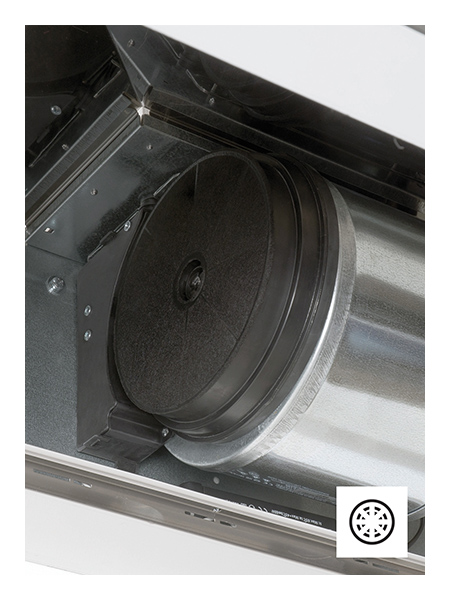 Hota total incorporabila Pyramis Turbo ERN 70cm Inox
