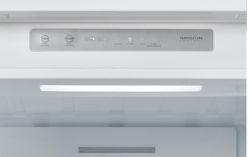 Combina frigorifica incorporabila LDK CF-300WNF, Capacitate 300 l, No Frost, Termostat reglabil, Super Racire, Super Congelare, Functie Vacanta, Iluminare LED, H 195.5 cm, Alb