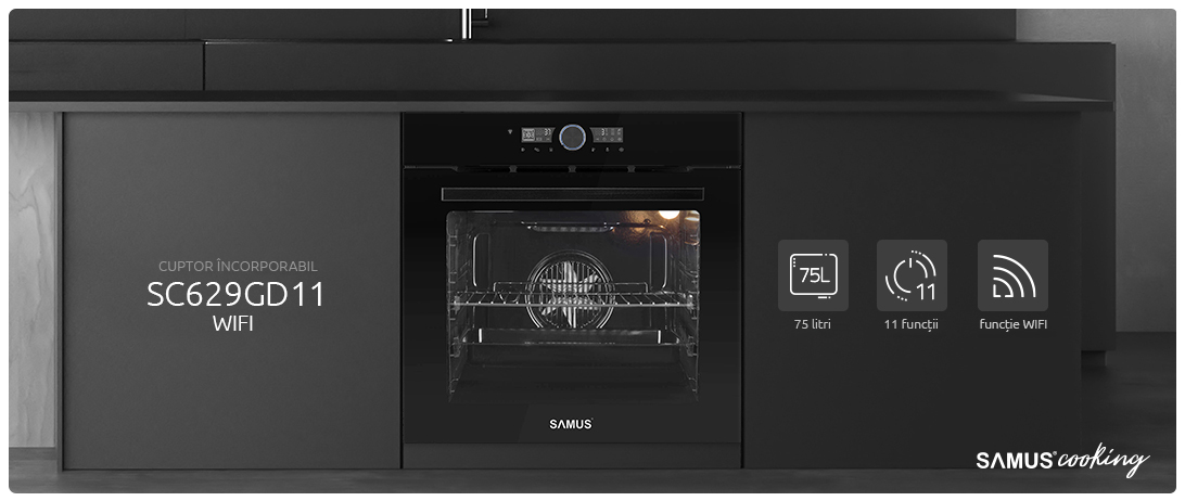Cuptor incorporabil Samus SC629GD11 WIFI