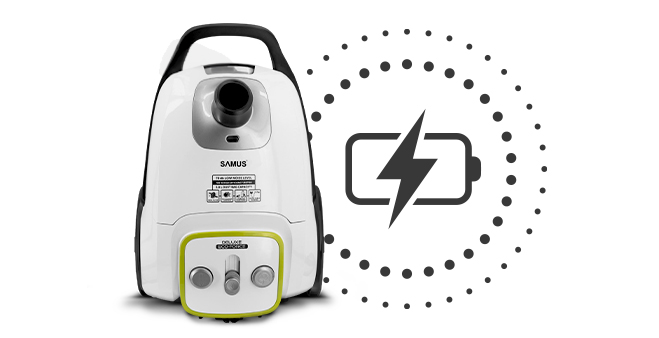 Aspirator cu sac Samus DELUXE ECO-FORCE