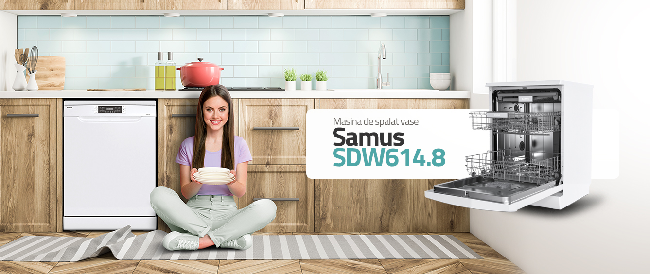 Masina de spalat vase Samus SDW614.8