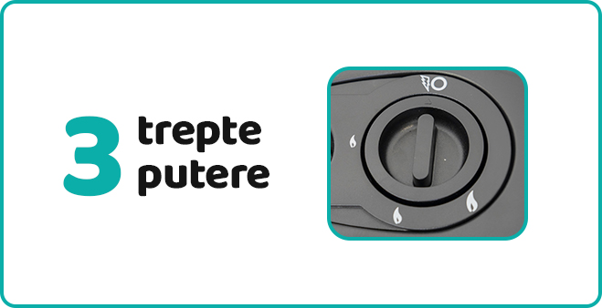 Soba pe Gaz și Quartz Samus RS422Q, 4.2 kW, 3 Trepte Putere, GPL, Aprindere Piezoelectrică, Senzori de Siguranță, Mobilă pe Roți