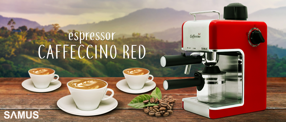 Espressor Samus CAFFECCINO RED